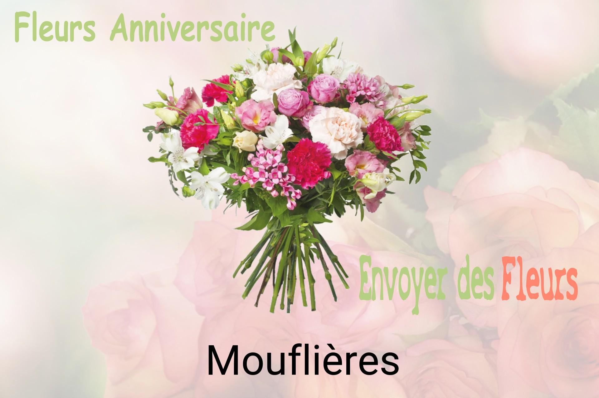 Bouquet de fleurs d’anniversaire livré à Mouflières