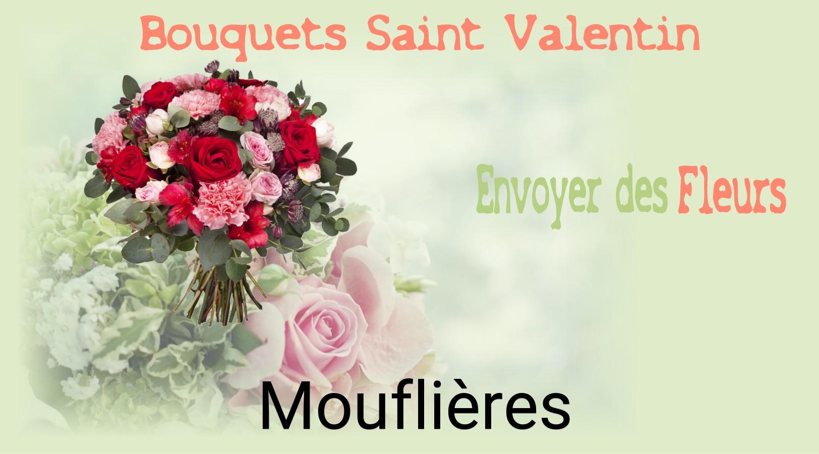 Roses de Saint-Valentin livrées à Mouflières